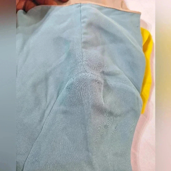 Heidi‎ merrick double silk Huntington Colourblock dress size 4 - Picture 10 of 11